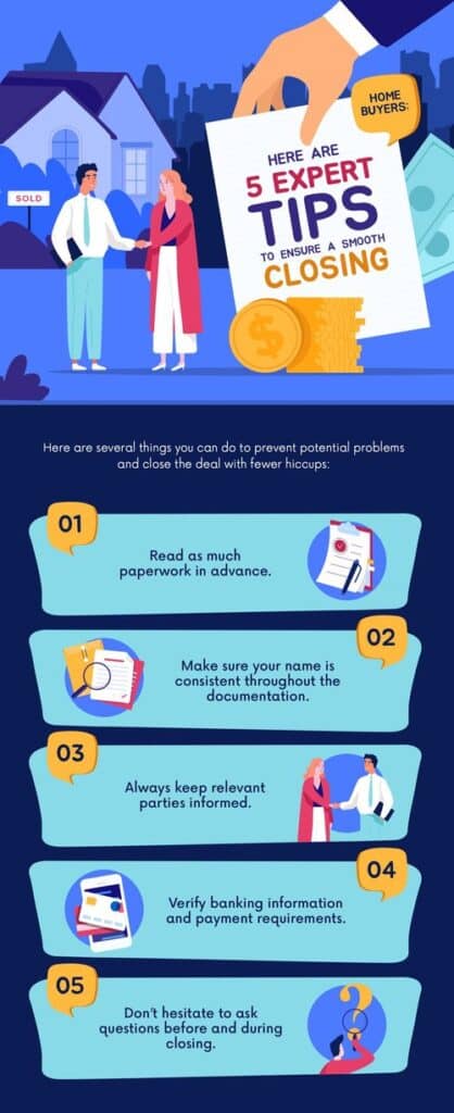 Home Buyers: Here are 5 Expert Tips To Ensure A Smooth Closing