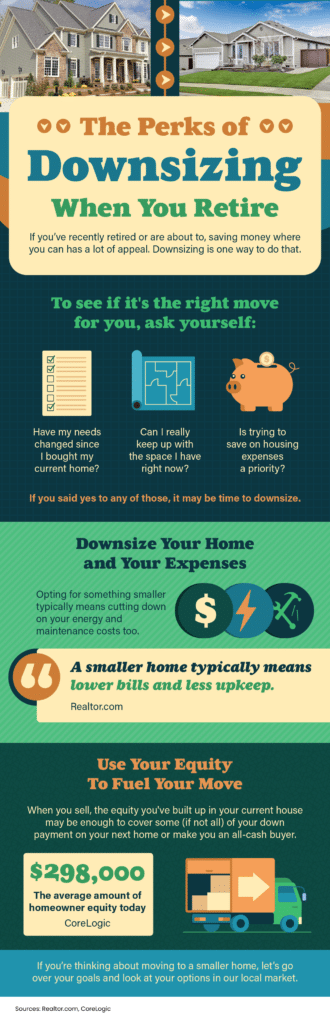 The Perks of Downsizing When You Retire